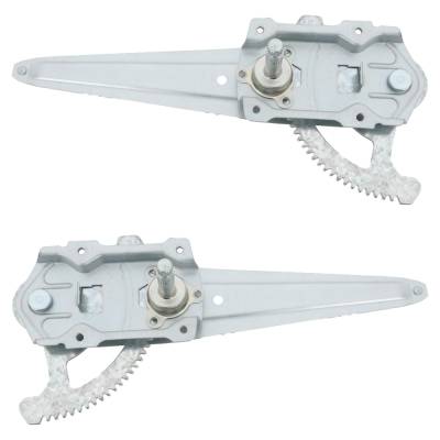 Rareelectrical - New Rear Left And Rear Right Window Regulator Compatible With Toyota Yaris Base Yaris S 2007-2012 By - Image 2