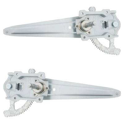 Rareelectrical - Rear Left And Rear Right Window Regulator Compatible With Toyota Yaris Base Yaris S 2007-2012 By - Image 1