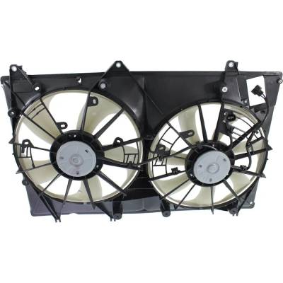Rareelectrical - New Dual Cooling Fan Assembly Compatible With Toyota Highlander Base 6 Cyl 3.5L Highlander Hybrid 6 - Image 4