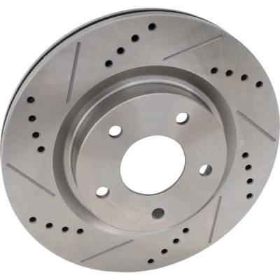 Rareelectrical - New Vented Brake Disc Compatible With Nissan Altima Se 6 Cyl 3.5L Altima Sl 6 Cyl 3.5L Altima Sl 4 - Image 1
