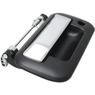 Rareelectrical - New Chrome Lever Tailgate Handle Compatible With Ford F-150 Xl 8 Cyl 4.6L F-350 Super Duty King - Image 3