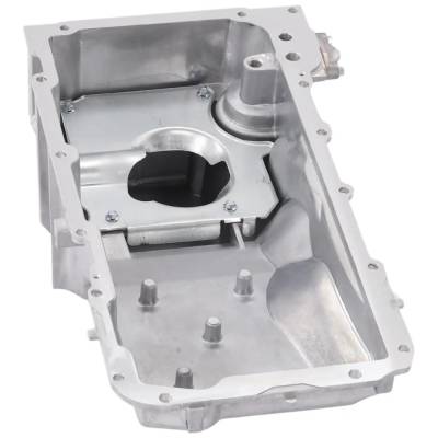 Rareelectrical - New Aluminum Oil Pan Compatible With Chevrolet Gmc Savana 3500 Ls 8 Cyl 4.8L Yukon Denali 8 Cyl 6.2L - Image 3