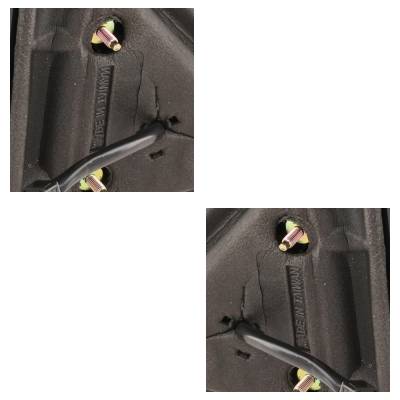 Rareelectrical - New Pair Of Mirror Compatible With Chevrolet Gmc Sierra 1500 Ht 6 Cyl 4.3L Sierra 3500 Sle 8 Cyl - Image 7