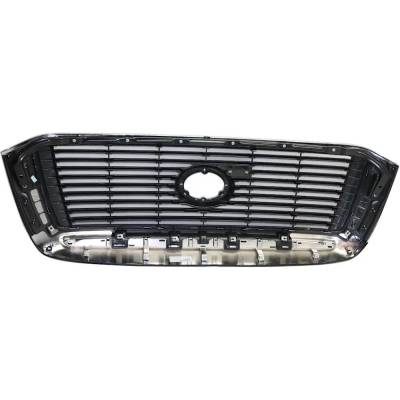Rareelectrical - New Silver Shell Grille Assembly Compatible With Toyota Tundra Limited 8 Cyl 5.7L 2012-2013 - Image 5