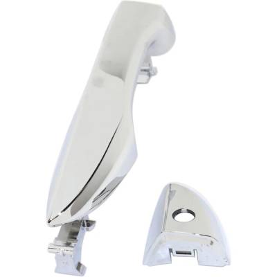 Rareelectrical - Front Driver Side Exterior Door Handle Compatible With 2014-2019 Toyota Corolla Chrome With Key Hole - Image 2