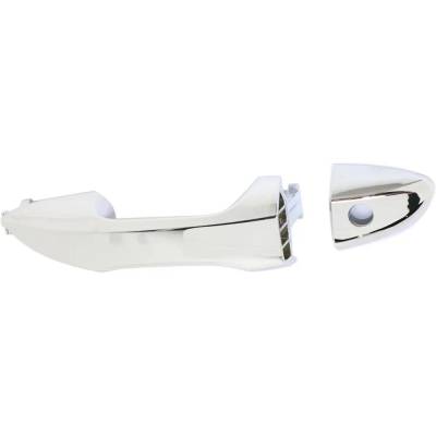 Rareelectrical - Front Driver Side Exterior Door Handle Compatible With 2014-2019 Toyota Corolla Chrome With Key Hole - Image 4