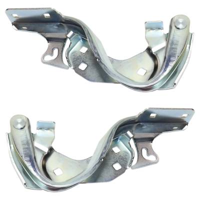 New Pair Of Hood Hinge Compatible With Fiat 500 Turbo 500 Pop 2012-2019 By Fi1236100 Fi1236101