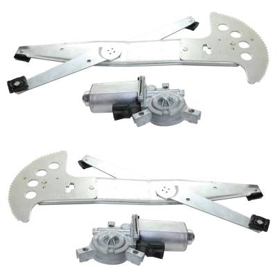 Rareelectrical - New Front Left And Front Right Window Regulator Compatible With Pontiac Saturn Trans Sport Base - Image 4