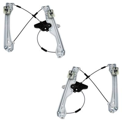 Rareelectrical - New Front Left And Front Right Window Regulator Compatible With Chevrolet Malibu Lt 4 Cyl 1.5L - Image 2