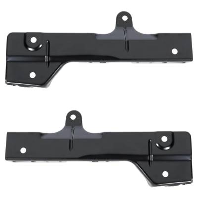 Rareelectrical - New Pair Of Headlight Bracket Compatible With Gmc Sierra 1500 Denali Ultimate 8 Cyl 6.2L Sierra 1500 - Image 2