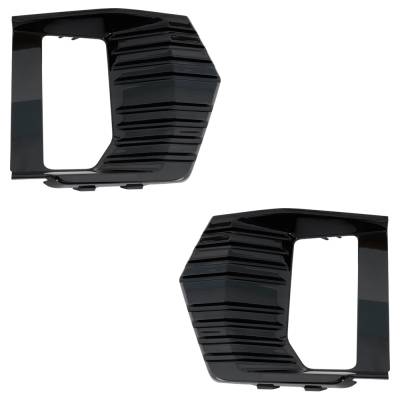 Rareelectrical - New Front Left And Front Right Fog Light Cover Compatible With Gmc Yukon Xl Slt 6 Cyl 3.0L Yukon Slt - Image 2