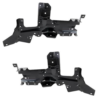 Front Left And Front Right Bumper Bracket Compatible With Chevrolet Silverado 1500 Zr2 8 Cyl 6.2L