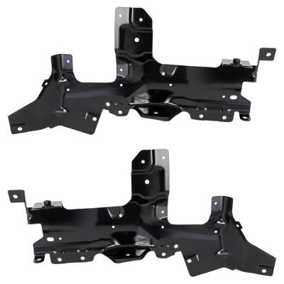 Rareelectrical - Front Left And Front Right Bumper Bracket Compatible With Chevrolet Silverado 1500 Zr2 8 Cyl 6.2L - Image 2