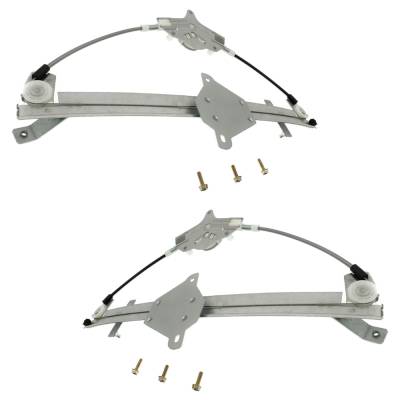 Rareelectrical - New Front Left And Front Right Window Regulator Compatible With Mazda 3 Se 4 Cyl 2.0L 3 I Touring 4 - Image 2