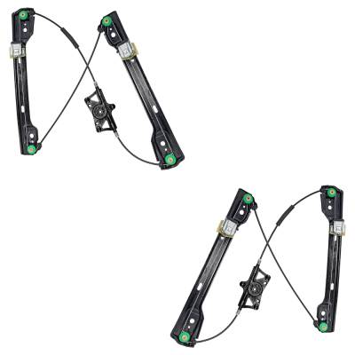 Rareelectrical - New Front Left And Front Right Window Regulator Compatible With Mercedes Benz Gle350 Base 6 Cyl 3.5L - Image 2