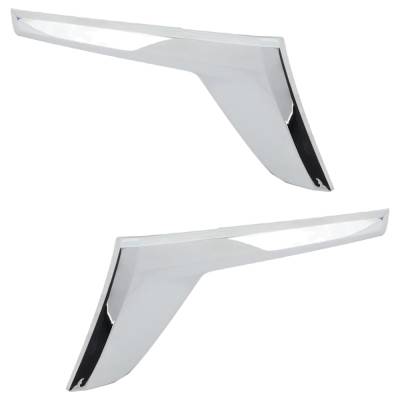 Rareelectrical - New Pair Of Headlight Trim Compatible With Toyota Land Cruiser Heritage Edition 8 Cyl 5.7L Land - Image 3