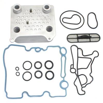 New Oil Cooler Compatible With Ford F-250 Super Duty Lariat 8 Cyl 6.0L F-550 Super Duty Xl 8 Cyl