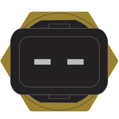 Rareelectrical - New Coolant Temperature Sensor Compatible With Dodge D250 Base 8 Cyl 5.9L B250 Base 8 Cyl 5.2L D350 - Image 2