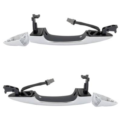 Rareelectrical - Front Driver And Passenger Side Exterior Door Handle Compatible With 2015-2019 Hyundai Sonata Chrome - Image 5