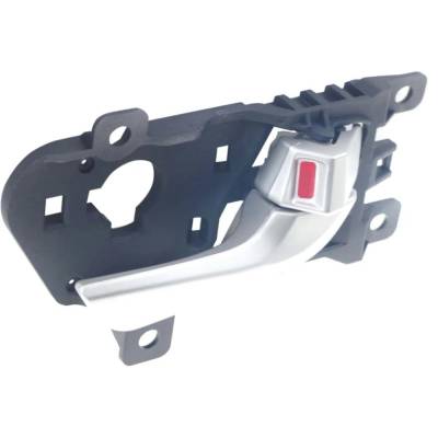 Rareelectrical - Front Passenger Side Interior Door Handle Compatible With 2013-2019 Hyundai Santa Fe Silver With - Image 2