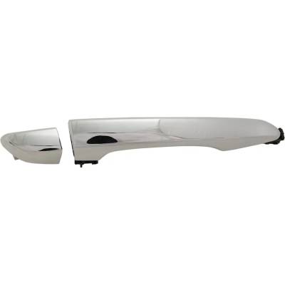 Rareelectrical - Right Front Exterior Door Handle Compatible With 2016-2021 Hyundai Tucson Chrome Without Key Hole - Image 1