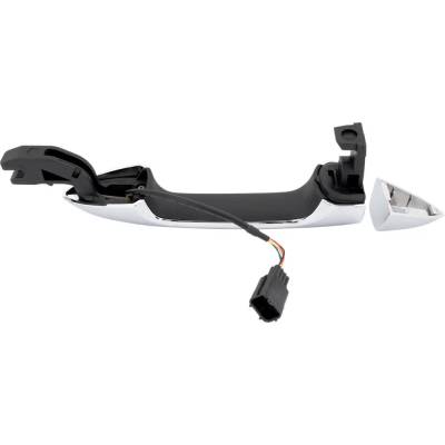 Rareelectrical - Left Front Exterior Door Handle Compatible With 2013-2021 Honda Accord Honda Pilot Chrome With Key - Image 5