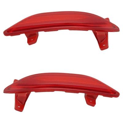 Rareelectrical - Rear Left And Rear Right Bumper Reflector Compatible With Buick Encore All Submodels 2017-2022 By - Image 4