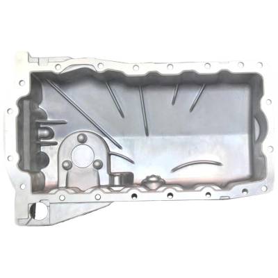 Rareelectrical - New Aluminum Oil Pan Compatible With Audi Volkswagen Beetle Gl 4 Cyl 1.8L Golf Gti Gls 4 Cyl 1.8L - Image 2