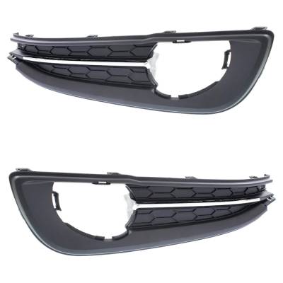 Rareelectrical - Front Left And Front Right Fog Light Trim Compatible With Honda Civic Si 2013-2014 Ho1038115 - Image 2