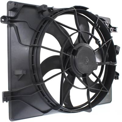 Rareelectrical - New Radiator Cooling Fan Assembly Compatible With Hyundai Genesis Coupe 3.8 6 Cyl 3.8L Genesis Coupe - Image 3