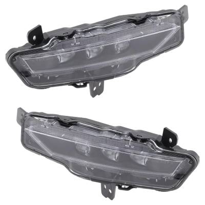 New Front Left And Front Right Fog Light Compatible With Acura Rdx Base 4 Cyl 2.0L Rdx Sh-Awd 4 Cyl