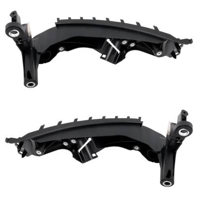 Rareelectrical - New Pair Of Outer Headlight Bracket Compatible With Audi A5 Quattro Base 6 Cyl 3.2L A5 Cabriolet 4 - Image 4