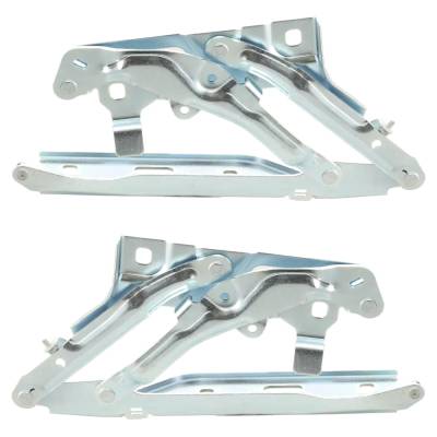 New Pair Of Hood Hinge Compatible With Audi Q5 Sportback Progressiv 4 Cyl 2.0L Sq5 Prestige 6 Cyl