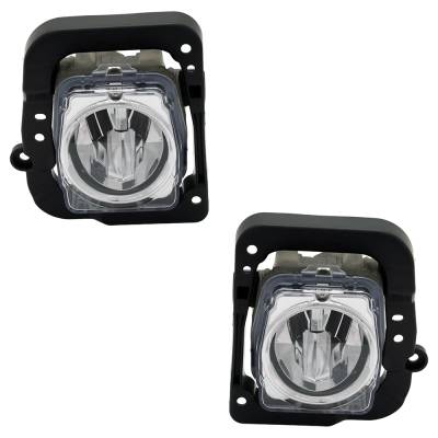New Front Left And Front Right Fog Light Compatible With Acura Mdx Sh-Awd 6 Cyl 3.5L Mdx Base 6 Cyl