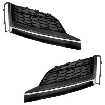 New Front Left And Front Right Fog Light Cover Compatible With Audi A5 Quattro Prestige 4 Cyl 2.0L