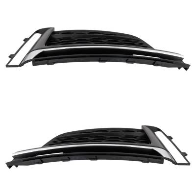 Rareelectrical - New Front Left And Front Right Fog Light Cover Compatible With Audi A5 Quattro Prestige 4 Cyl 2.0L - Image 6