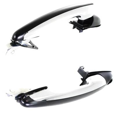 Rareelectrical - Front Driver And Passenger Side Exterior Door Handle Compatible With 2004-2009 Kia Amanti Primed - Image 3