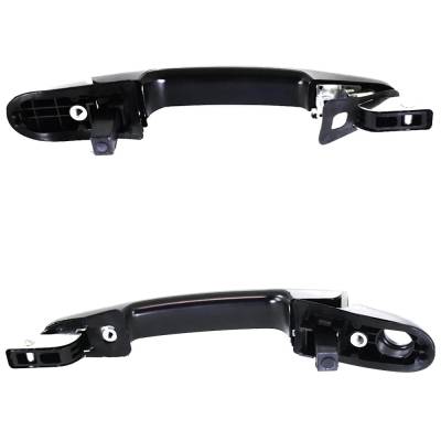 Rareelectrical - Front Pair Exterior Door Handle Compatible With 2004-2009 Kia Amanti Primed Paintable Without Key - Image 5