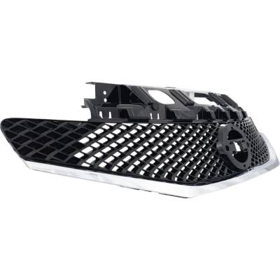 Rareelectrical - Painted Black Grille Assembly Compatible With Nissan Versa Note Sr 4 Cyl 1.6L 2015-2016 Ni1200321 - Image 2