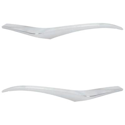 Rareelectrical - New Pair Of Grille Trim Compatible With Nissan Altima Platinum 4 Cyl 2.5L Altima Sl 4 Cyl 2.5L 2023 - Image 5