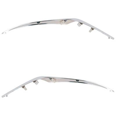 Rareelectrical - New Pair Of Grille Trim Compatible With Nissan Altima Platinum 4 Cyl 2.5L Altima Sl 4 Cyl 2.5L 2023 - Image 6