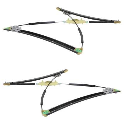 Rareelectrical - New Front Left And Front Right Window Regulator Compatible With Audi Q7 Tdi Prestige 6 Cyl 3.0L 2011 - Image 3