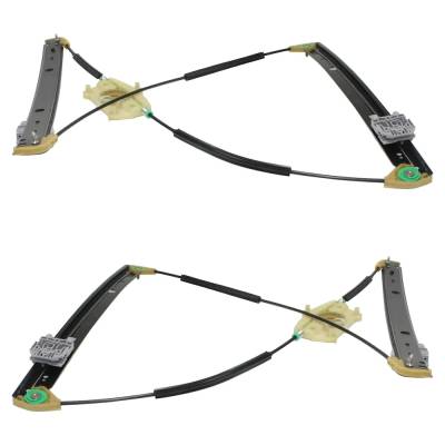 Rareelectrical - New Front Left And Front Right Window Regulator Compatible With Audi Q7 Sport 6 Cyl 3.0L 2011 - Image 4