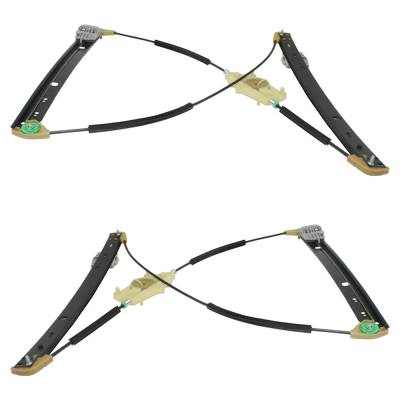 Rareelectrical - New Front Left And Front Right Window Regulator Compatible With Audi Q7 Sport 6 Cyl 3.0L 2011 - Image 6