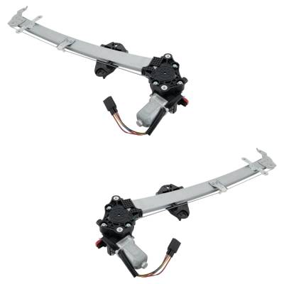 Rareelectrical - New Front Left And Front Right Window Regulator Compatible With Acura Rlx Base 6 Cyl 3.5L Rlx Tech 6 - Image 2