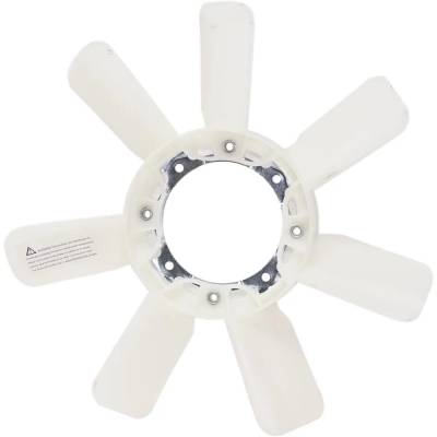 Rareelectrical - New 7 Blades Fan Blade Compatible With Toyota Pickup Base Turbo 4 Cyl 2.4L Van Wagon Le 4 Cyl 2.2L - Image 4