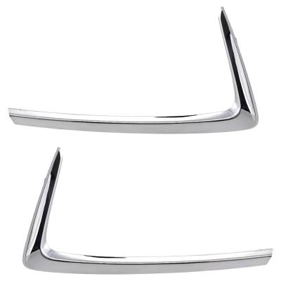 Rareelectrical - New Pair Of Outer Grille Trim Compatible With Scion Toyota Yaris Premium 4 Cyl 1.5L Yaris Base 4 Cyl - Image 1