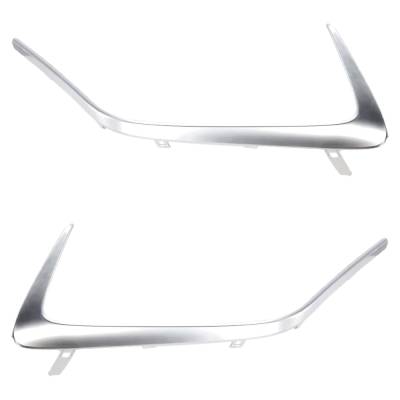 Rareelectrical - New Pair Of Grille Trim Compatible With Toyota Corolla Se Corolla Se Nightshade 2019-2022 By - Image 2