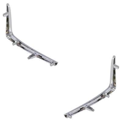 Rareelectrical - New Pair Of Outer Grille Trim Compatible With Scion Toyota Ia Base 4 Cyl 1.5L Yaris Xle 4 Cyl 1.5L - Image 4