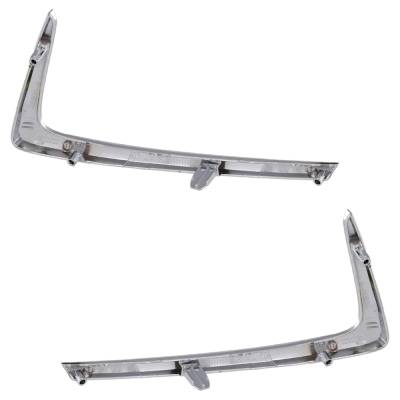 Rareelectrical - New Pair Of Outer Grille Trim Compatible With Scion Toyota Yaris Le 4 Cyl 1.5L Ia Base 4 Cyl 1.5L - Image 5